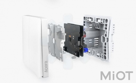 Розумний вимикач Xiaomi Aqara Smart Light Switch ZigBee Version (2 кнопки) N